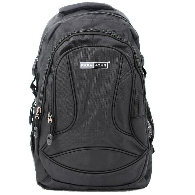 شنطة ظهر متعددة الإستخدامات قياس 16 بوصة لون أسود Backpack For School, Travel & Work, 16'' Unisex Adults' Backpack Multi-Function - PARA JOHN - SW1hZ2U6NDUzMjg3