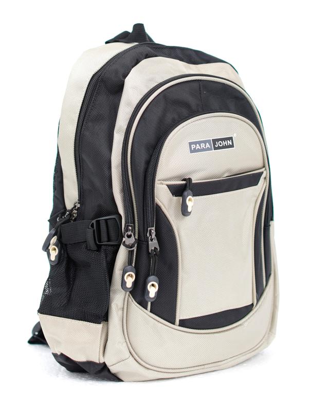 شنطة ظهر قياس 20 بوصة لون بيج و أسود PARA JOHN Backpack - SW1hZ2U6NDU0MDIy