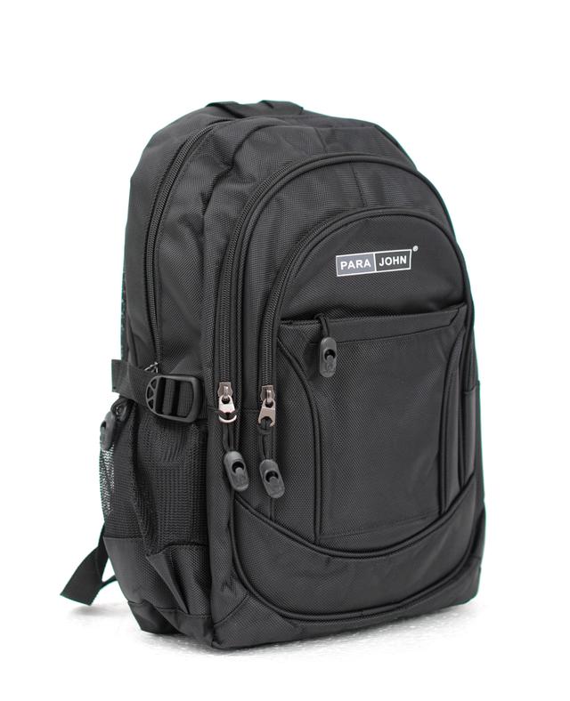شنطة ظهر متعددة الإستخدامات مقاس 18 –  أسود  PARA JOHN Backpack For School, Travel & Work - SW1hZ2U6NDUzNDY3