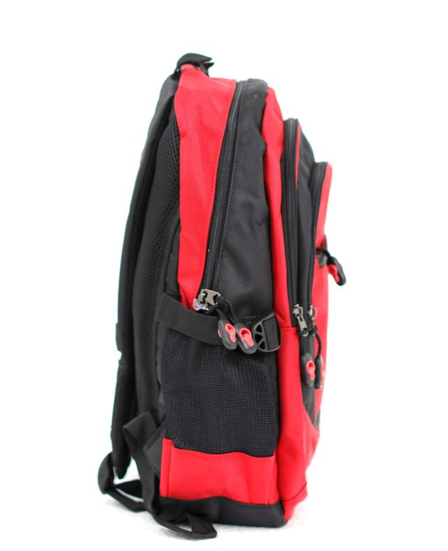 شنطة ظهر متعددة الإستخدامات مقاس 18 – أحمر  PARA JOHN Backpack For School, Travel & Work - SW1hZ2U6NDUzNTQ0