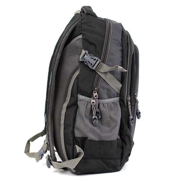 شنطة ظهر متعددة الإستخدامات مقاس 18 – أسود  PARA JOHN Backpack Rucksack Travel Laptop Backpack - SW1hZ2U6NDUzNDQw