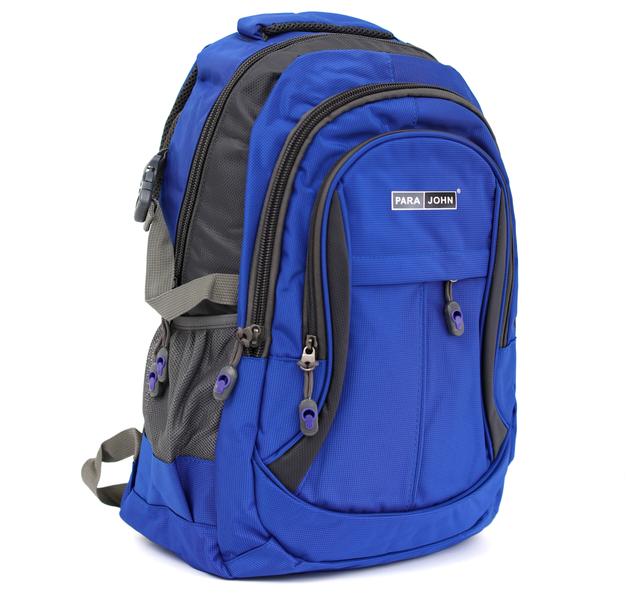 شنطة ظهر متعددة الإستخدامات مقاس 18 – أزرق  PARA JOHN Backpack Rucksack Travel Laptop Backpack - SW1hZ2U6NDUzNTkz