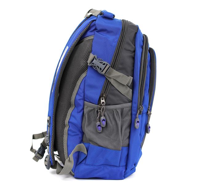 شنطة ظهر متعددة الإستخدامات مقاس 18 – أزرق  PARA JOHN Backpack Rucksack Travel Laptop Backpack - SW1hZ2U6NDUzNTg5