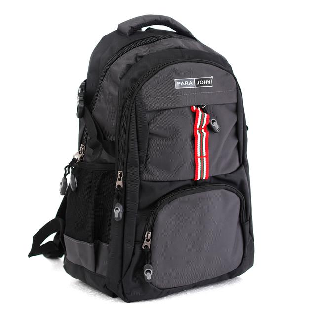 شنطة ظهر متعددة الإستخدامات مقاس 18 – أسود  PARA JOHN Backpack For School, Travel & Work - SW1hZ2U6NDUzNjM2