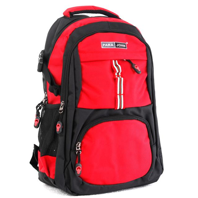 شنطة ظهر متعددة الإستخدامات مقاس 18 – أحمر  PARA JOHN Backpack For School Travel & Work - SW1hZ2U6NDUzNzQy