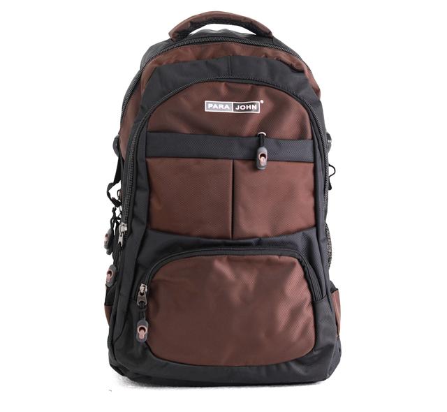 شنطة ظهر متعددة الإستخدامات مقاس 18 – بني  PARA JOHN Backpack For School, Travel & Work - SW1hZ2U6NDUzNjIx