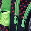 شنطة ظهر مدرسية قياس 18 بوصة لون أسود و أخضر PARA JOHN Backpack For School - SW1hZ2U6NDUzMDQ4