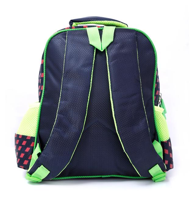 شنطة ظهر مدرسية قياس 18 بوصة لون أسود و أخضر PARA JOHN Backpack For School - SW1hZ2U6NDUzMDQ2