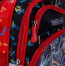 شنطة ظهر مدرسية قياس 18 بوصة لون أسود و أحمر PARA JOHN Backpack For School - SW1hZ2U6NDUzMTEz