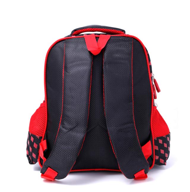 شنطة ظهر مدرسية قياس 18 بوصة لون أسود و أحمر PARA JOHN Backpack For School - SW1hZ2U6NDUzMTc2