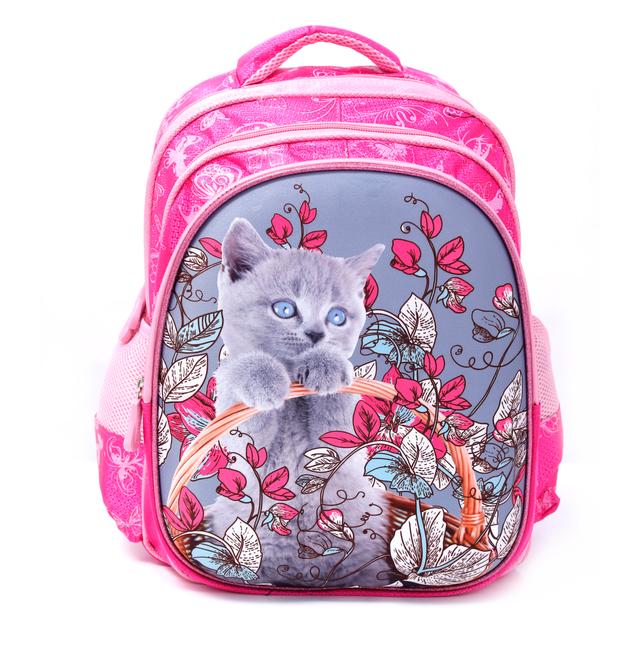 شنطة ظهر مدرسية قياس 18 بوصة لون زهري PARA JOHN Backpack For School - SW1hZ2U6NDUzMTMx