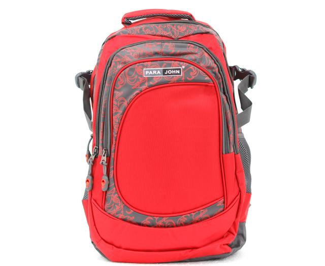 شنطة ظهر متعددة الإستخدامات مقاس 18 – أحمر  PARA JOHN Backpack Rucksack - Travel Laptop Backpack - SW1hZ2U6NDUzMDMx