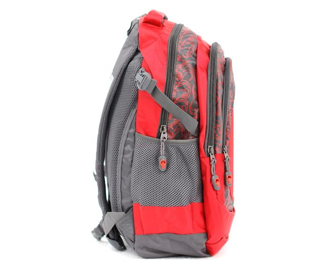 شنطة ظهر متعددة الإستخدامات مقاس 18 – أحمر  PARA JOHN Backpack Rucksack - Travel Laptop Backpack - SW1hZ2U6NDUzMDM1