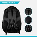 شنطة ظهر متعددة الإستخدامات بقياس 19 إنش لون أسود Backpack, 19'' Rucksack - Travel Laptop Backpack/Rucksack - Hiking Travel Camping Backpack - SW1hZ2U6NDUzODE1