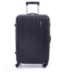 طقم حقائب سفر 3 حقائب مادة ABS بعجلات دوارة (20 ، 24 ، 28) بوصة أسود PARA JOHN - Pabloz 3 Pcs Trolley Luggage Set, Black