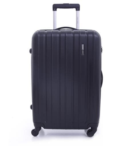 طقم حقائب سفر 3 حقائب مادة ABS بعجلات دوارة (20 ، 24 ، 28) بوصة أسود PARA JOHN - Pabloz 3 Pcs Trolley Luggage Set, Black