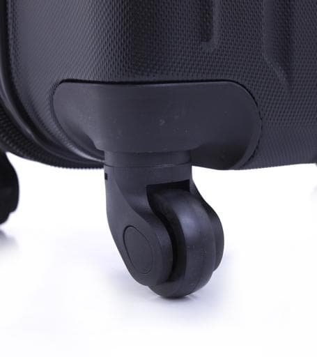 طقم حقائب سفر 3 حقائب مادة ABS بعجلات دوارة (20 ، 24 ، 28) بوصة أسود PARA JOHN - Pabloz 3 Pcs Trolley Luggage Set, Black