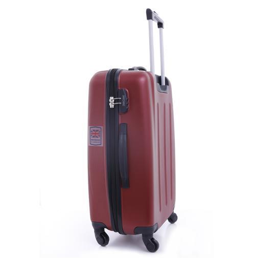 طقم حقائب سفر 3 حقائب مادة ABS بعجلات دوارة (20 ، 24 ، 28) بوصة أحمر برغندي PARA JOHN - Pabloz 3 Pcs Trolley Luggage Set, Burgundy - SW1hZ2U6NDM3MTA4