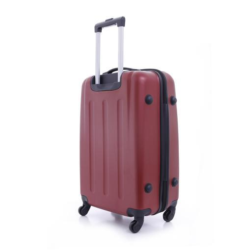 طقم حقائب سفر 3 حقائب مادة ABS بعجلات دوارة (20 ، 24 ، 28) بوصة أحمر برغندي PARA JOHN - Pabloz 3 Pcs Trolley Luggage Set, Burgundy - SW1hZ2U6NDM3MTEy