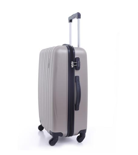 طقم حقائب سفر 3 حقائب مادة ABS بعجلات دوارة (20 ، 24 ، 28) بوصة رمادي PARA JOHN - Pabloz 3 Pcs Trolley Luggage Set, Grey - SW1hZ2U6NDM3MTI1