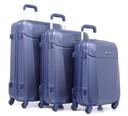 طقم حقائب سفر 3 حقائب مادة ABS بعجلات دوارة (20 ، 24 ، 28) بوصة أزرق PARA JOHN - Hardside 3 Pcs Trolley Luggage Set, Blue - SW1hZ2U6NDM3MTcw