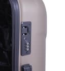 طقم حقائب سفر 3 حقائب مادة ABS بعجلات دوارة (20 ، 24 ، 28) بوصة بيج PARA JOHN - Hardside 3 Pcs Trolley Luggage Set, Champagne