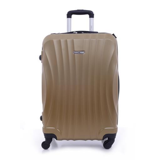 طقم حقائب سفر 3 حقائب مادة ABS بعجلات دوارة (20 ، 24 ، 28) بوصة ذهبي PARA JOHN - Abs Hard Trolley Luggage Set, Golden - SW1hZ2U6NDM3MzY5