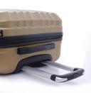 طقم حقائب سفر 3 حقائب مادة ABS بعجلات دوارة (20 ، 24 ، 28) بوصة ذهبي PARA JOHN - Abs Hard Trolley Luggage Set, Golden - SW1hZ2U6NDM3Mzc1