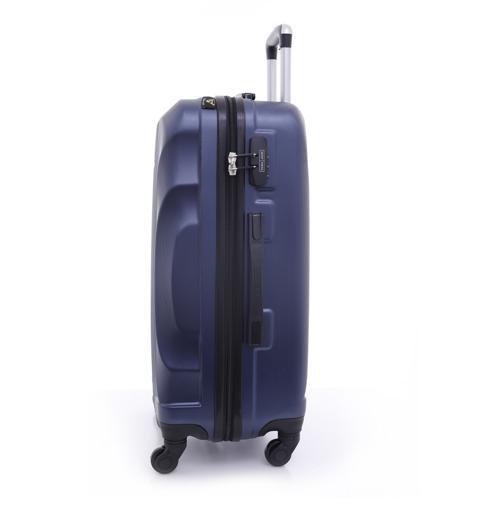 PARA JOHN Abs Hard Trolley Luggage Set, Navy - SW1hZ2U6NDM3Mzk0