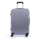 طقم حقائب سفر 3 حقائب مادة ABS بعجلات دوارة (20 ، 24 ، 28) بوصة فضي رمادي PARA JOHN - Abs Hard Trolley Luggage Set, Silver Grey - SW1hZ2U6NDM3Mzk5