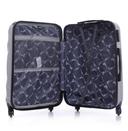 طقم حقائب سفر 3 حقائب مادة ABS بعجلات دوارة (20 ، 24 ، 28) بوصة فضي رمادي PARA JOHN - Abs Hard Trolley Luggage Set, Silver Grey - SW1hZ2U6NDM3NDAx