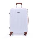 PARA JOHN Abs Hard Trolley Luggage Set, White - SW1hZ2U6NDM3NDE0