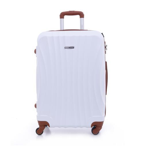 PARA JOHN Abs Hard Trolley Luggage Set, White - SW1hZ2U6NDM3NDE0