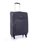 طقم حقائب سفر 3 حقائب مادة النايلون بعجلات دوارة (20 ، 24 ، 28) بوصة رمادي PARA JOHN - Polyester Soft Trolley Luggage Set, Grey - SW1hZ2U6NDM2OTg1