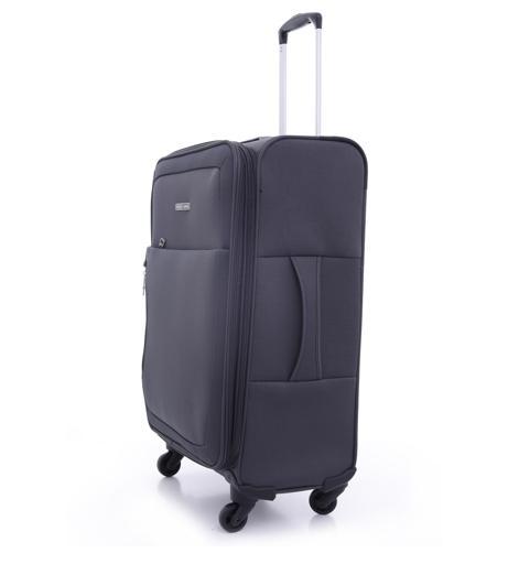 PARA JOHN Polyester Soft Trolley Luggage Set, Grey - SW1hZ2U6NDM2OTg3