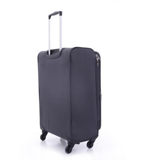 طقم حقائب سفر 3 حقائب مادة النايلون بعجلات دوارة (20 ، 24 ، 28) بوصة رمادي PARA JOHN - Polyester Soft Trolley Luggage Set, Grey - SW1hZ2U6NDM2OTg5