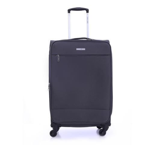 PARA JOHN Polyester Soft Trolley Luggage Set, Grey - SW1hZ2U6NDM3MDEz