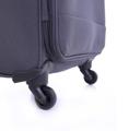 طقم حقائب سفر 3 حقائب مادة البوليستر بعجلات دوارة (20 ، 24 ، 28) بوصة رمادي PARA JOHN - Polyester Soft Trolley Luggage Set, Grey - SW1hZ2U6NDM3MDE3