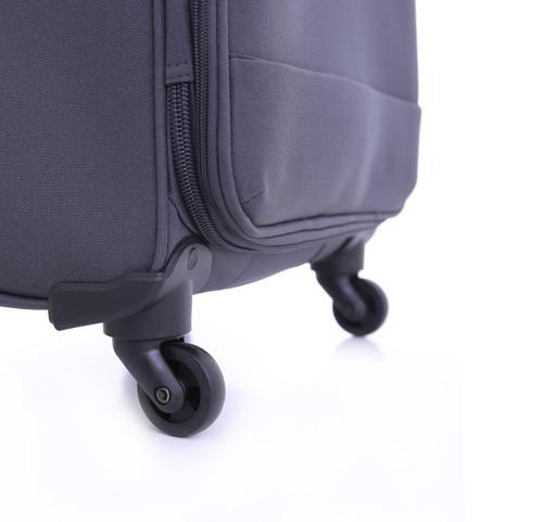 PARA JOHN Polyester Soft Trolley Luggage Set, Grey - SW1hZ2U6NDM3MDE3