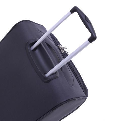 طقم حقائب سفر 3 حقائب مادة البوليستر بعجلات دوارة (20 ، 24 ، 28) بوصة رمادي PARA JOHN - Polyester Soft Trolley Luggage Set, Grey - SW1hZ2U6NDM3MDE5
