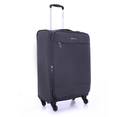 PARA JOHN Polyester Soft Trolley Luggage Set, Grey - SW1hZ2U6NDM3MDIz