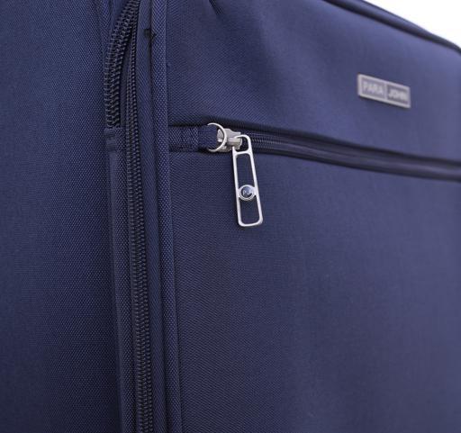 طقم حقائب سفر 3 حقائب مادة النايلون بعجلات دوارة (20 ، 24 ، 28) بوصة كحلي PARA JOHN - Polyester Soft Trolley Luggage Set, Navy - SW1hZ2U6NDM3MDM5