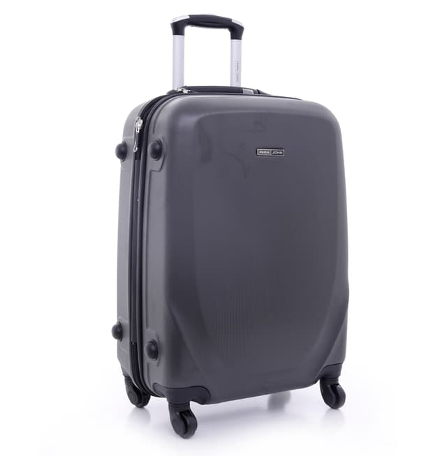طقم حقائب سفر 3 حقائب بعجلات دوارة (20 ، 24 ، 28) بوصة بني غامق PARA JOHN - 3 Pcs Travel Luggage Suitcase - Trolley Bag, Carry On Hand Cabin Luggage Bag - Lightweight Travel Bags, 360 4 Spinner Wheels - ABS Hard Shell Luggage (20'' 24'' 28'') - 2 Years Warr - 190156