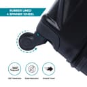 PARA JOHN Matrix 3 Pcs Trolley Luggage Set, Black