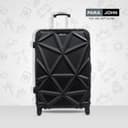 PARA JOHN Matrix 3 Pcs Trolley Luggage Set, Black