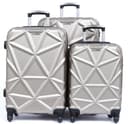 PARA JOHN Matrix 3 Pcs Trolley Luggage Set, Champagne