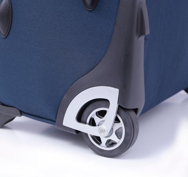 طقم حقائب سفر 3 حقائب مادة البوليستر بعجلات دوارة (20 ، 24 ، 28) بوصة أزرق بحري PARA JOHN - Travel Luggage Suitcase, Set of 3 - Trolley Bag, Carry On Hand Cabin Luggage Bag - Lightweight - SW1hZ2U6NDM3OTE1