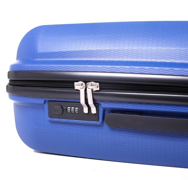 طقم حقائب سفر 3 حقائب مادة PP بعجلات دوارة (20 ، 24 ، 28) بوصة أزرق PARA JOHN - Travel Luggage Suitcase Set of 3 - Trolley Bag, Carry On Hand Cabin Luggage Bag - Lightweight (20 ، 24 ، 28) inch - SW1hZ2U6NDM3NzQ3