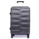 طقم حقائب سفر 3 حقائب مادة ABS بعجلات دوارة (20 ، 24 ، 28) بوصة رمادي PARA JOHN - Travel Luggage Suitcase Set Of 3 - Trolley Bag, Carry On Hand Cabin Luggage Bag - Lightweight - 189469