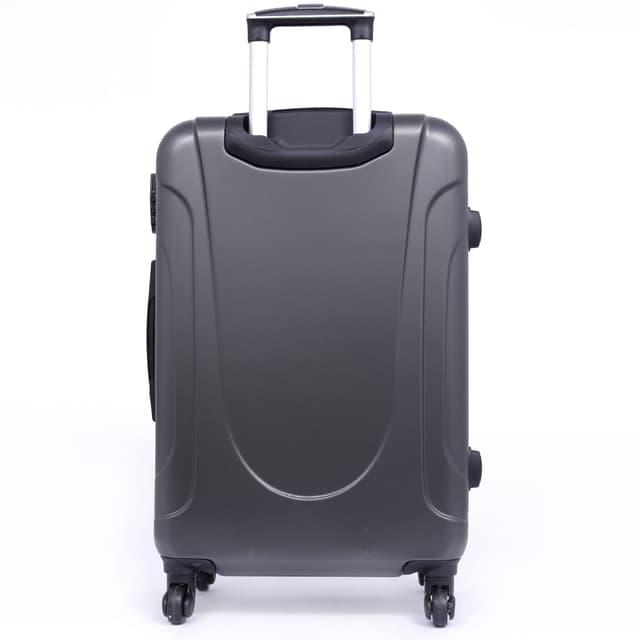 طقم حقائب سفر 3 حقائب مادة ABS بعجلات دوارة (20 ، 24 ، 28) بوصة رمادي PARA JOHN - Travel Luggage Suitcase Set Of 3 - Trolley Bag, Carry On Hand Cabin Luggage Bag - Lightweight - 189473